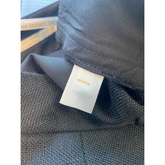 KATE SPADE BLACK BERMUDA TROUSER SHORTS SIZE 4 - Picture 8 of 9